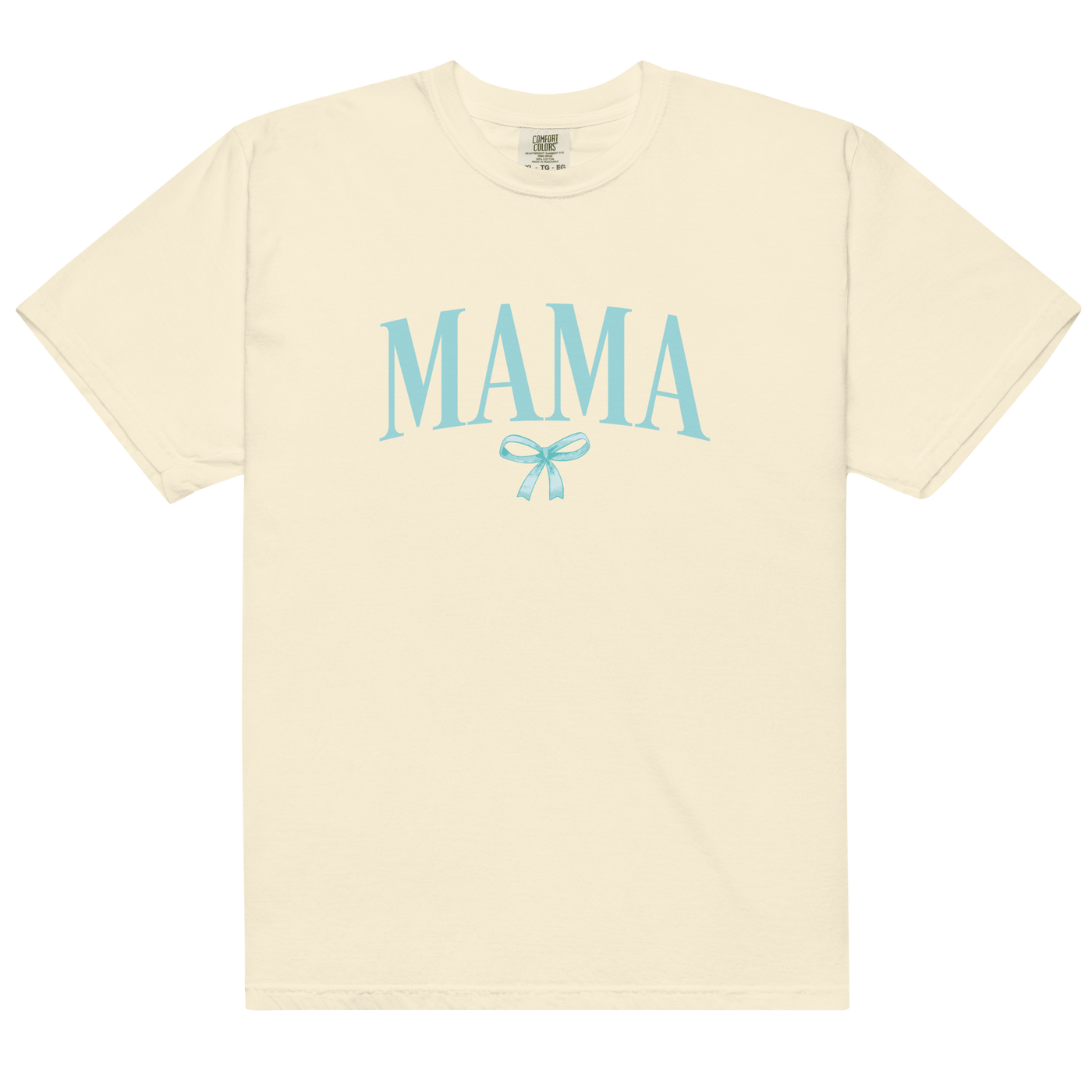 MAMA Ribbon - Blue Tee