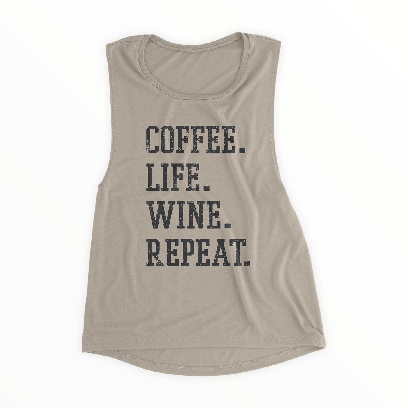 Wine Repeat Ladies’ Muscle Tank